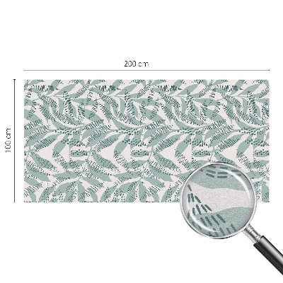 Vinduesfolie med mønster til afskærmning Grønne blade