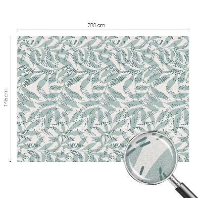 Vinduesfolie med mønster til afskærmning Grønne blade