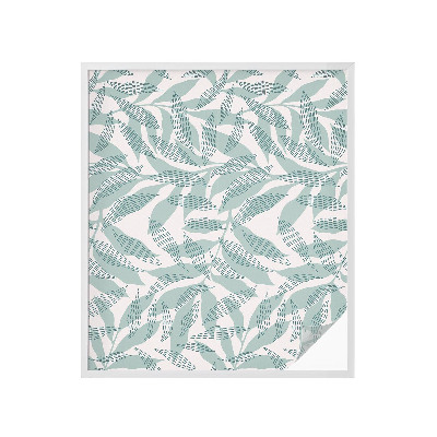 Vinduesfolie med mønster til afskærmning Grønne blade