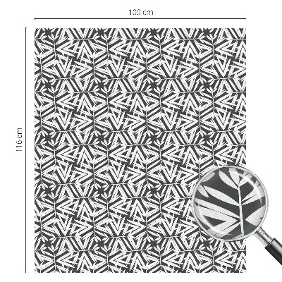 Selvklæbende vinduesfolie Geometriske blade