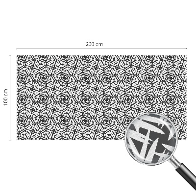 Selvklæbende vinduesfolie Geometriske blade