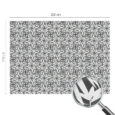 Selvklæbende vinduesfolie Geometriske blade