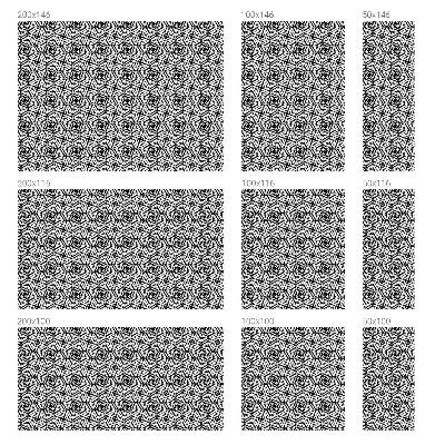 Selvklæbende vinduesfolie Geometriske blade