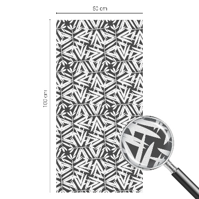 Selvklæbende vinduesfolie Geometriske blade