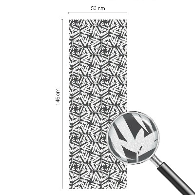 Selvklæbende vinduesfolie Geometriske blade