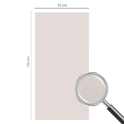 Mælkehvid vinduesfolie med motiv Delikat beige