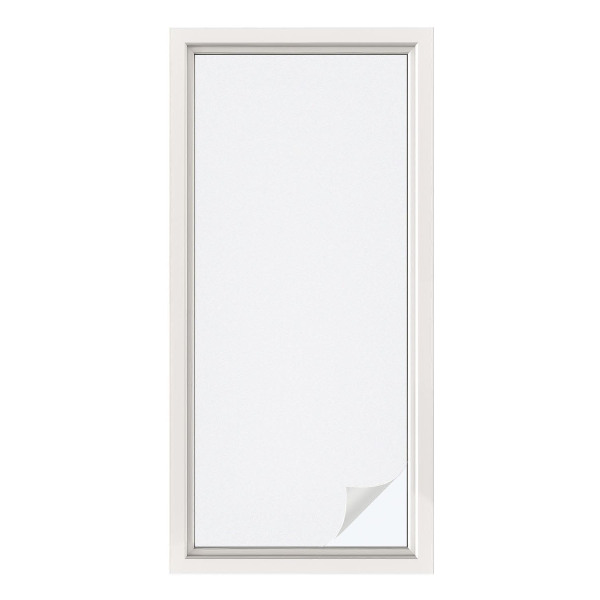 Dekorationsfolie til vindue mod indkig Delikat hvid