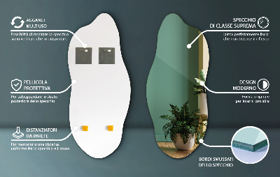 Spejl asymmetrisk moderne