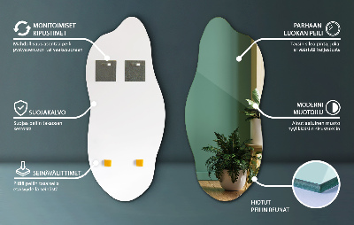 Spejl asymmetrisk moderne