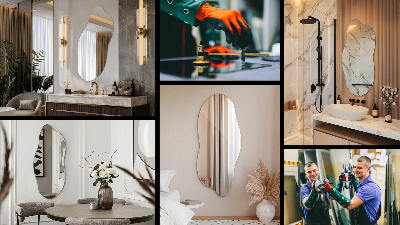 Spejl asymmetrisk moderne