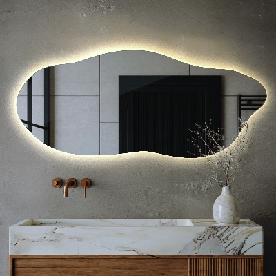 Spejl asymmetrisk innovativ med LED
