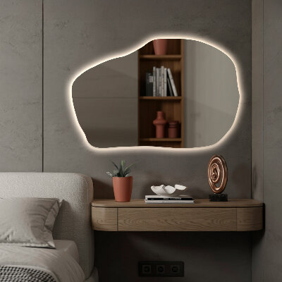 LED-spejl asymmetrisk unikt