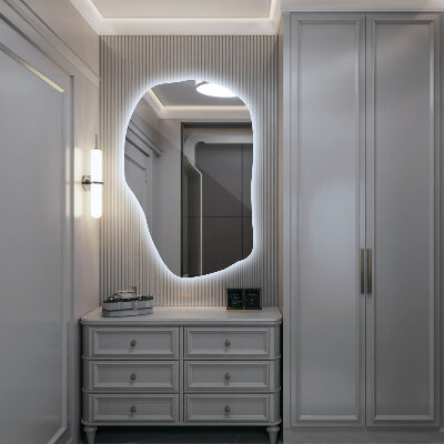 LED-spejl asymmetrisk unikt