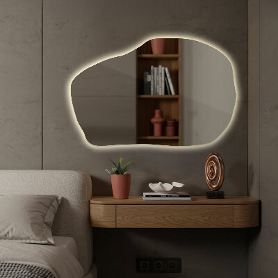 LED-spejl asymmetrisk unikt