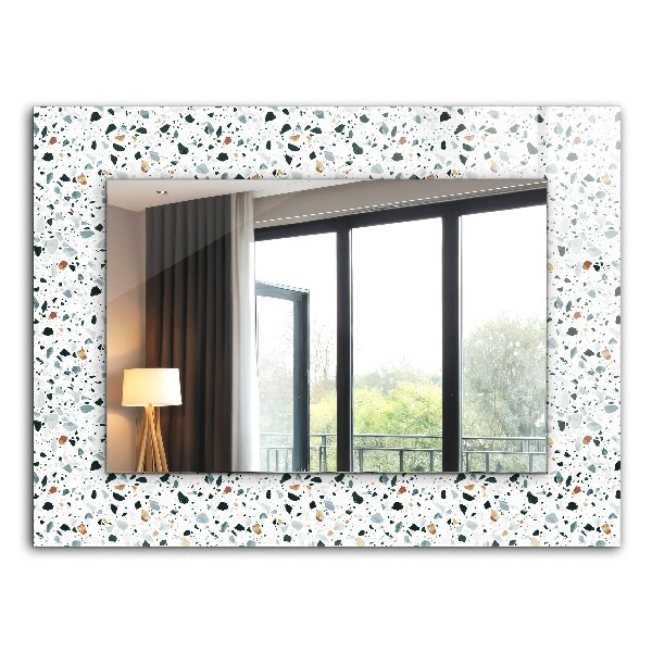 Design spejl Design spejl Terrazzo-mosaikmønster