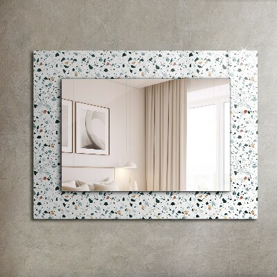 Design spejl Design spejl Terrazzo-mosaikmønster