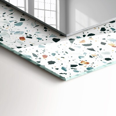 Design spejl Design spejl Terrazzo-mosaikmønster