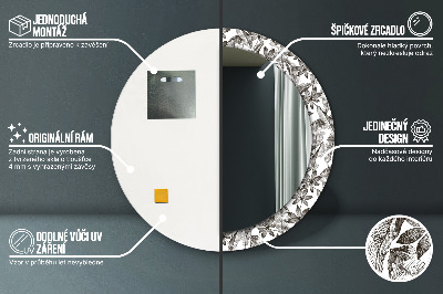 Dekorative spejle Tropiske blade