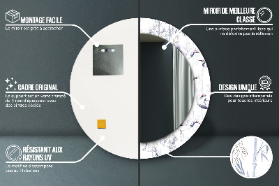 Dekorative spejle Fugle Traner