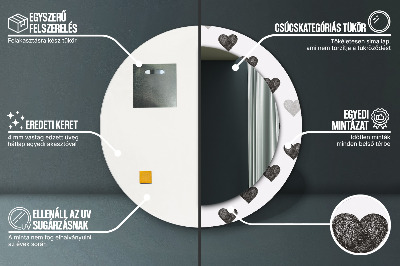 Dekorative spejle Abstrakte hjerter