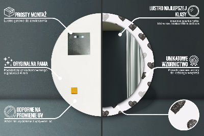 Dekorative spejle Abstrakte hjerter