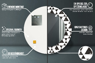 Dekorative spejle Geometriske trekanter