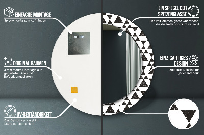 Dekorative spejle Geometriske trekanter