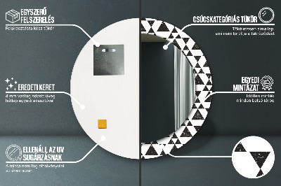 Dekorative spejle Geometriske trekanter