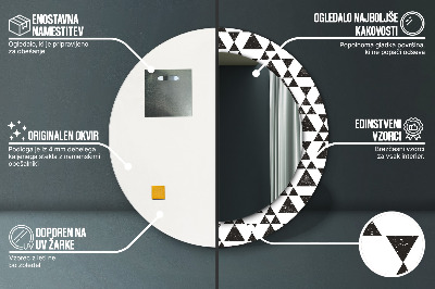 Dekorative spejle Geometriske trekanter