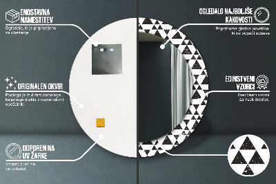 Dekorative spejle Geometriske trekanter