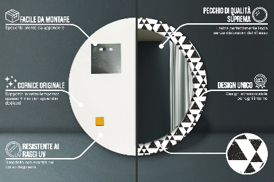 Dekorative spejle Geometriske trekanter