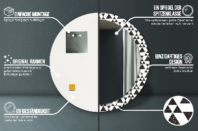 Dekorative spejle Geometriske trekanter