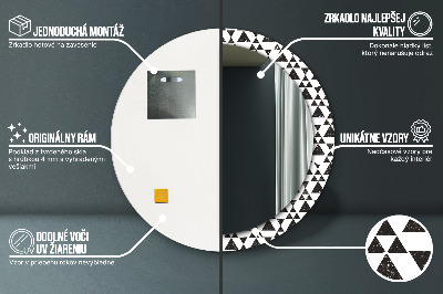 Dekorative spejle Geometriske trekanter