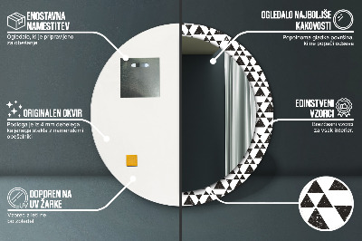 Dekorative spejle Geometriske trekanter