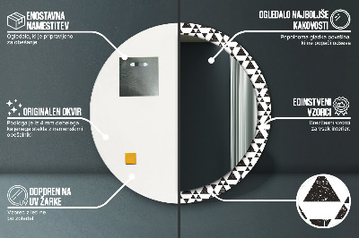 Dekorative spejle Geometriske trekanter