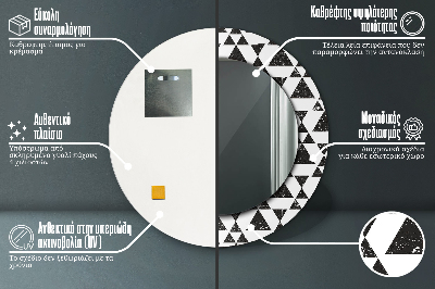 Dekorative spejle Geometriske trekanter