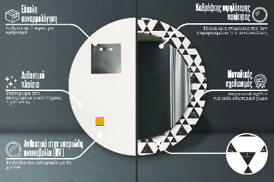 Dekorative spejle Geometriske trekanter