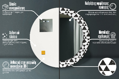 Dekorative spejle Geometriske trekanter