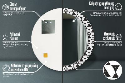 Dekorative spejle Geometriske trekanter