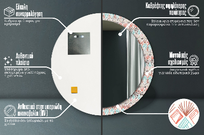 Dekorative spejle Etnisk mønster