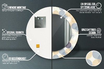 Dekorative spejle Geometriske cirkler