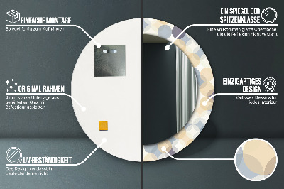 Dekorative spejle Geometriske cirkler