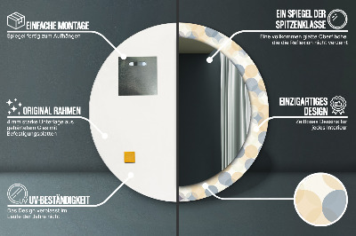 Dekorative spejle Geometriske cirkler