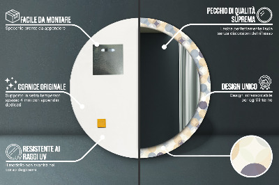 Dekorative spejle Geometriske cirkler