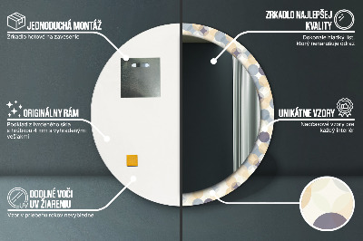 Dekorative spejle Geometriske cirkler