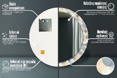 Dekorative spejle Geometriske cirkler