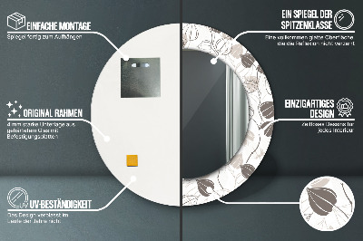 Dekorative spejle Abstrakt blomst