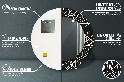 Dekorative spejle Geometrisk mønster