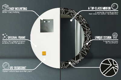 Dekorative spejle Geometrisk mønster