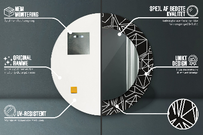 Dekorative spejle Geometrisk mønster